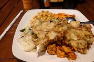 Mixed plate at Bu Mi in Canggu