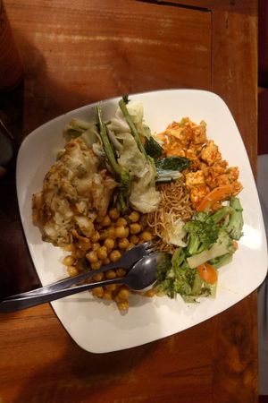 Mixed plate at Bu Mi in Canggu