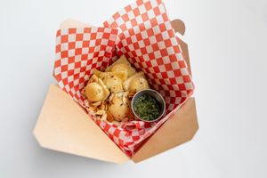 Raviolis at Mimi & Jones in Montreal