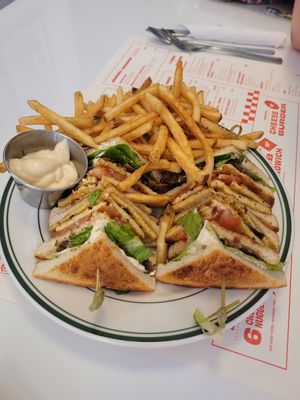 Club sandwich at Mimi & Jones in Montreal