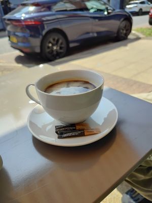 Americano at The Olive Tree in Wallasey
