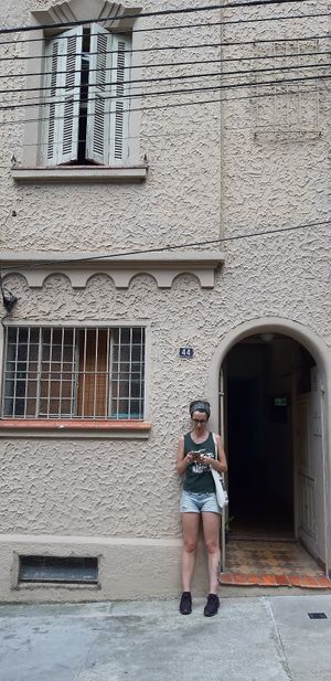 Entrada do restaurante, não há placa. at Bánh Mì Vietnam in Sao Paulo