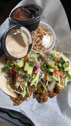 Famous Chinita Tacos  at Vegan Takeout in Deltona
