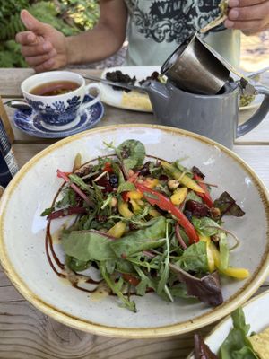 Delicious vegan options and dog friendly!   at Brambles in Inveraray