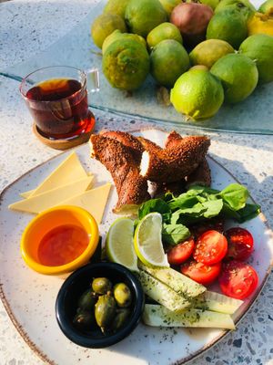 Breakfast  at Grön Vegan Yard in Nicosia