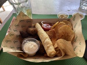 Beer plate for one person   at Grön Vegan Yard in Nicosia