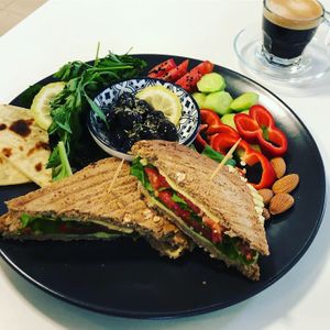 Vegan Breakfast at Grön Vegan Yard in Nicosia