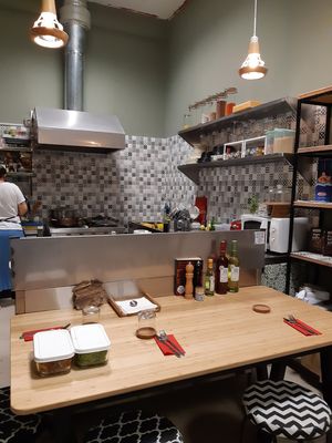 Neat and lovely space! Daily vegan options at Grön Vegan Yard in Nicosia