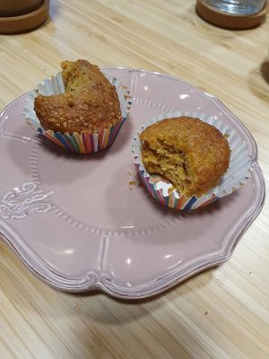 Pumpkin muffins at Grön Vegan Yard in Nicosia