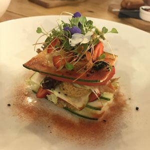 Raw vegan lasagna salad - !!! at Jāņoga in Cesis