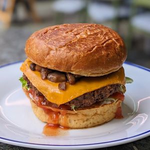 Vegan Burger at ILAE Burger in Klampenborg