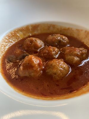 Polpette di ceci alla pizzaiola   at Nonna Rina in Fabriano