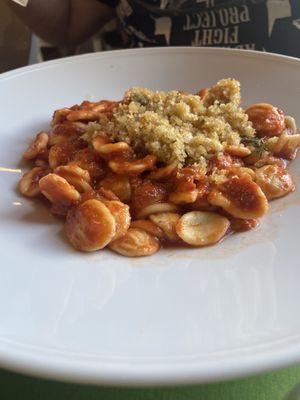 Orecchiette con pesto di pomodori secchi   at Nonna Rina in Fabriano