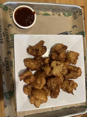 Cauliflower wings  at One Well Brewing in Kalamazoo