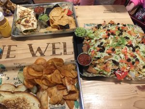 Yum! All vegan! at One Well Brewing in Kalamazoo