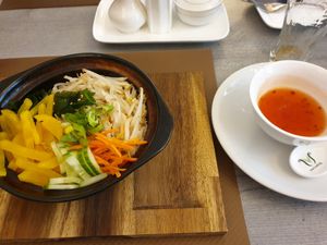 Vegan Bibimbap at SU in Klagenfurt