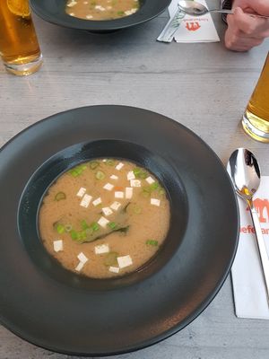 Miso soup at SU in Klagenfurt