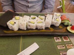 Avocado maki at SU in Klagenfurt
