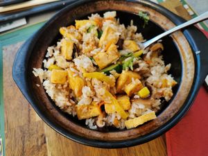 Trotz Fleisch Angebot bleiben die Vegane Gerichte super, auch preislich at SU in Klagenfurt