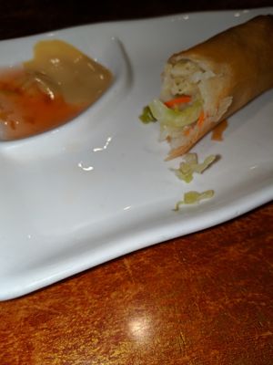 Spring roll at Good Fortune Cafe in Gaithersburg