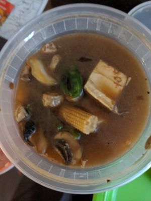 Bean curd vegetable soup at Good Fortune Cafe in Gaithersburg