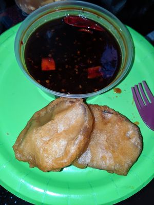 Crispy eggplant at Good Fortune Cafe in Gaithersburg
