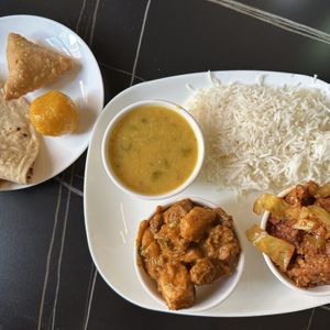 Seasonal Vegan Thali  at Govinda's in Toronto