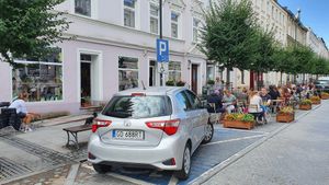 Outside at Avocado Spot in Gdansk