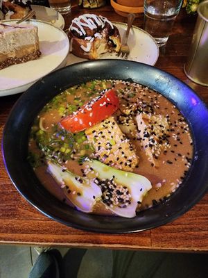 Miso ramen at Avocado Spot in Gdansk