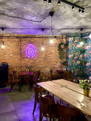 Indoor seating   at Avocado Spot in Gdansk