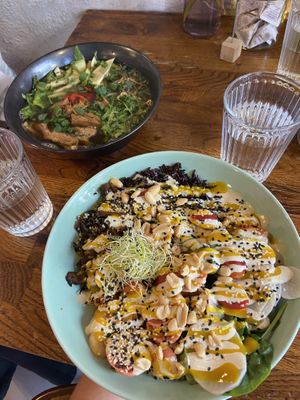 Kimchi bowl and pho  at Avocado Spot in Gdansk