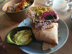 Spot wrap at Avocado Spot in Gdansk