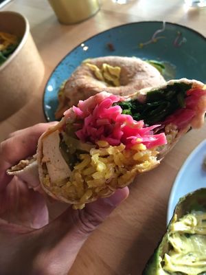 Spot wrap at Avocado Spot in Gdansk