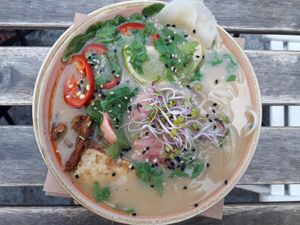 Tom Kha soup at Avocado Spot in Gdansk