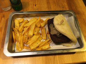 Beetroot Burger  at Bunbun in Kas