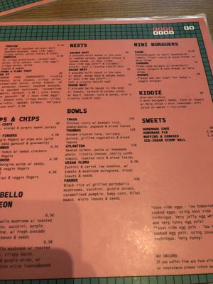 Menu   at Fauna & Flora in Lisbon