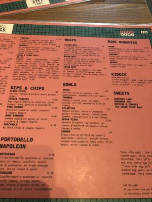 Menu   at Fauna & Flora in Lisbon