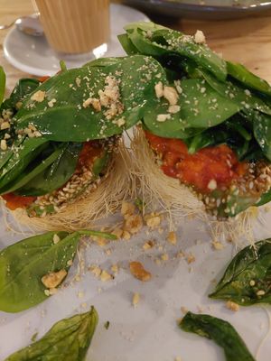 vegan nest at Fauna & Flora in Lisbon