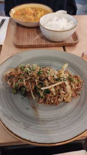 Soba noodles  at Aromaticus - Trastevere in Rome