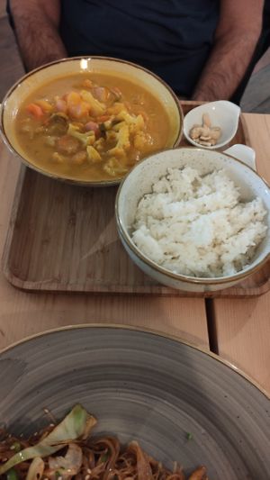 Vegetable curry at Aromaticus - Trastevere in Rome