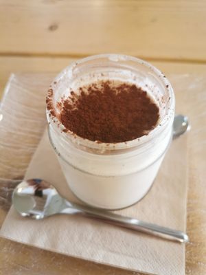 Vegan tiramisu at Aromaticus - Trastevere in Rome