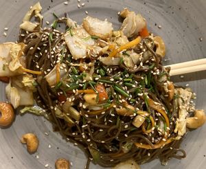 Soba noodles  at Aromaticus - Trastevere in Rome