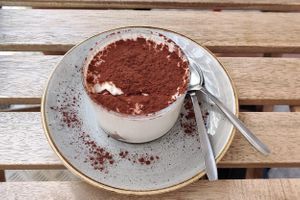 Tiramisu at Aromaticus - Trastevere in Rome