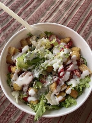 Caesar salad  at Aromaticus - Trastevere in Rome