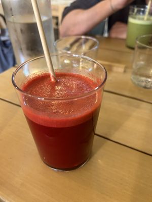 Saggio juice  at Aromaticus - Trastevere in Rome