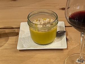 Mango Panna Cotta  at Aromaticus - Trastevere in Rome