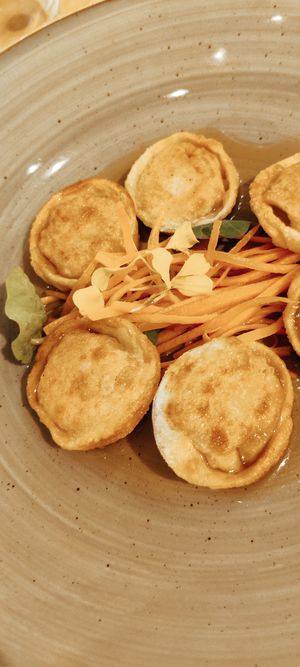 Gyoza at Aromaticus - Trastevere in Rome