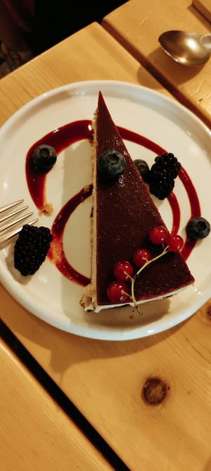 Cheese cake at Aromaticus - Trastevere in Rome