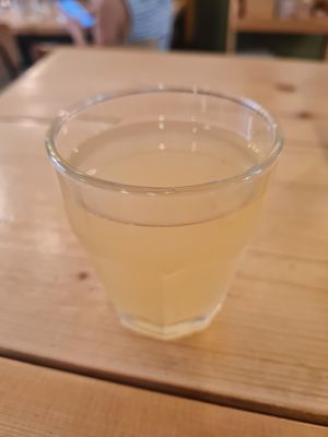 Homemade kombucha at Aromaticus - Trastevere in Rome