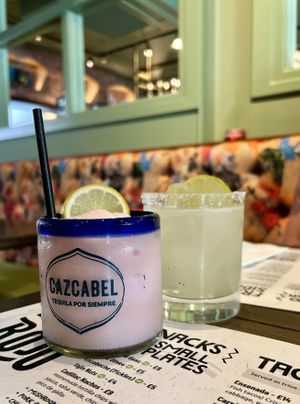 Margaritas  at Lobo Rojo in North Shields